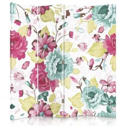 Parawan dwustronny, Vintage flowers - 145x170