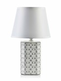 LETI GREY Lampa stołowa 10x10xh32cm