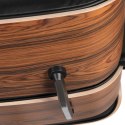 Fotel Vip czarny/rosewood/standard base